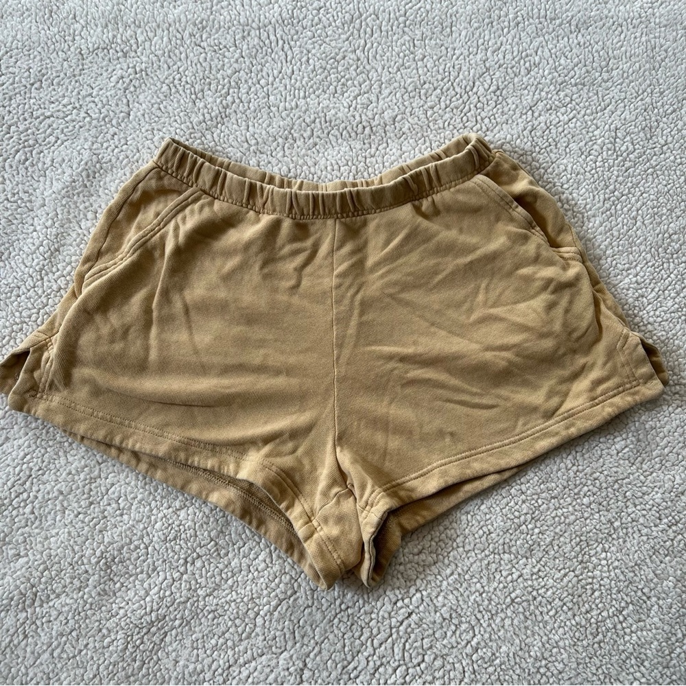 Aerie Yellow Sweat Shorts 2.5”